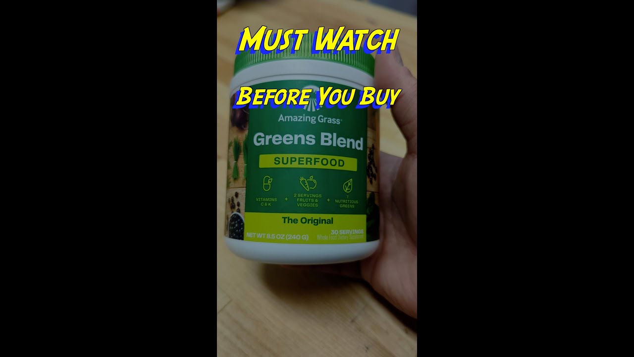 Amazing Grass Greens Blend Superfood Review | Honest Taste Test & Benefits