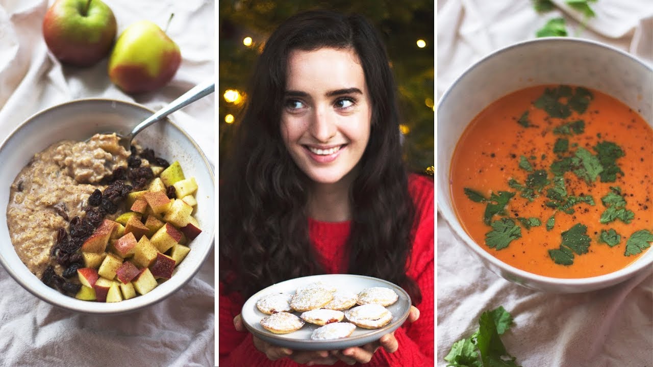 WHAT I EAT IN WINTER | Vegan, easy and festive comfort foods!