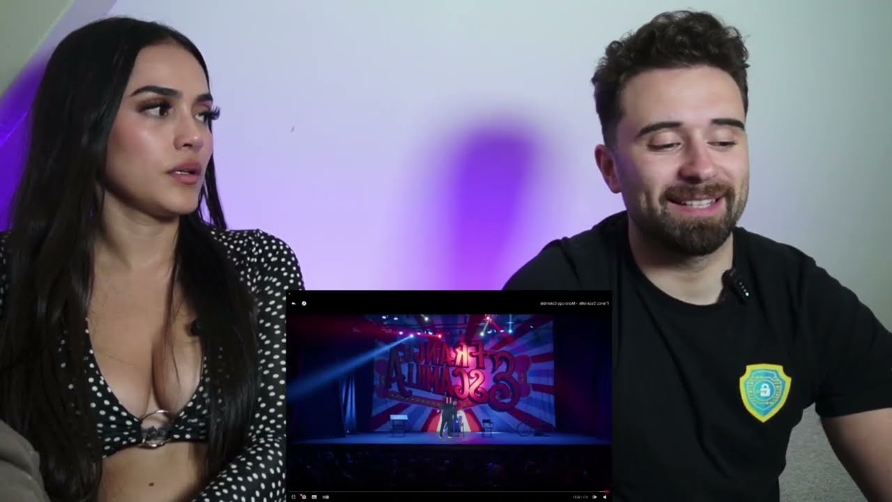 Mi novia colombiana reacciona al legendario monólogo de FRANCO ESCAMILLA sobre COLOMBIA 😂