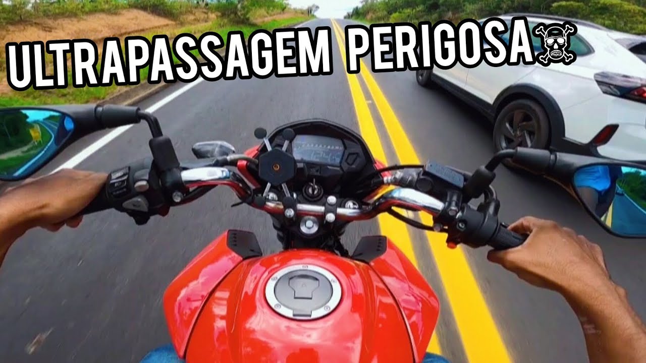 Fiz uma ultrapassagem arriscada😳☠️