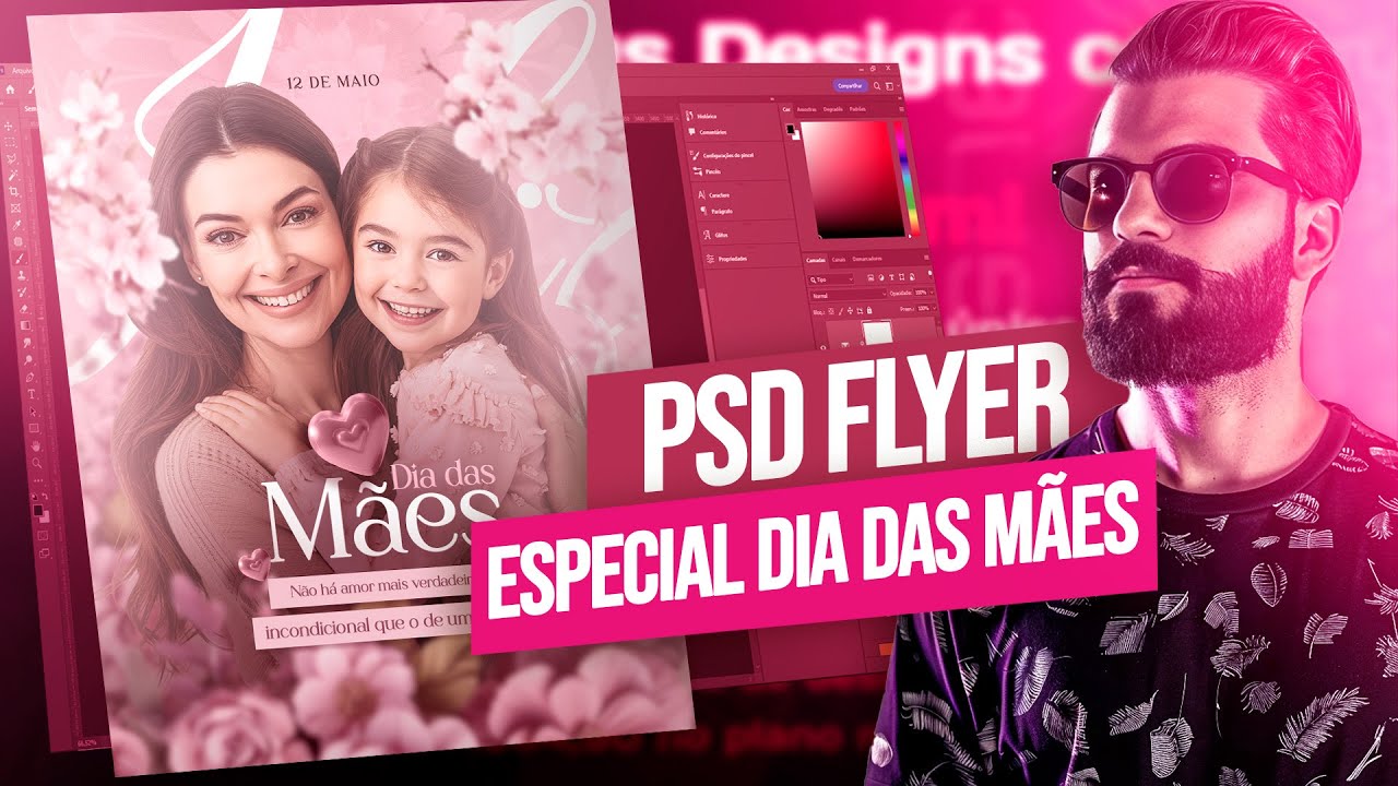 Tutorial de Photoshop: Crie uma linda arte para o Dia das Mães