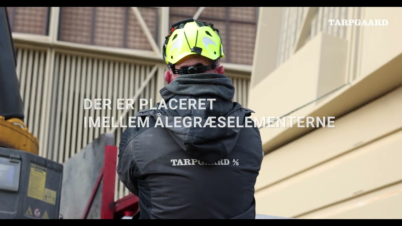 Tarpgaard A/S, Elementmontagen p&aring; Asger Jorn P-hus p&aring; Amager er udf&oslash;rt med 100% genanvendt aluminium
