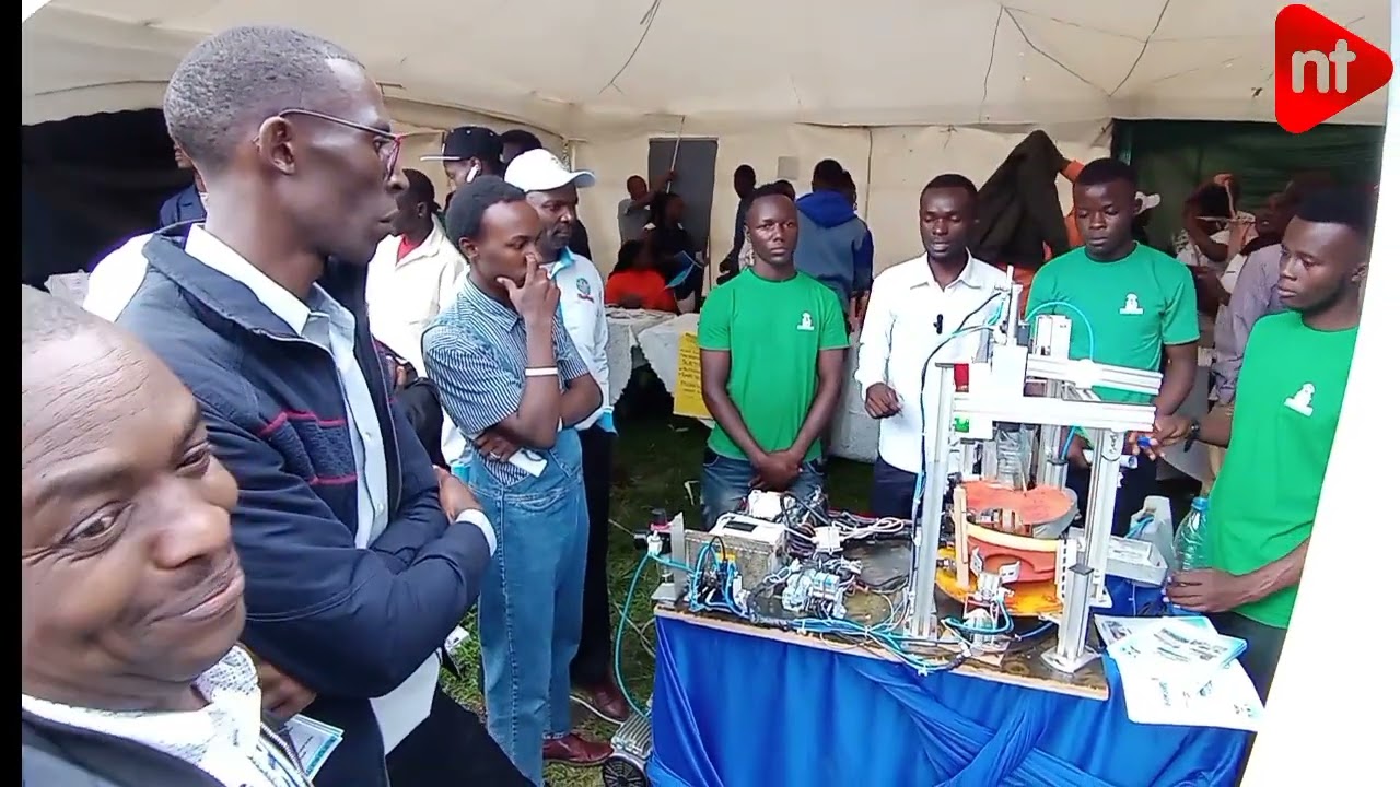 A Robotic Industrial Production Line Filling & Capping System By Mumias West TVC