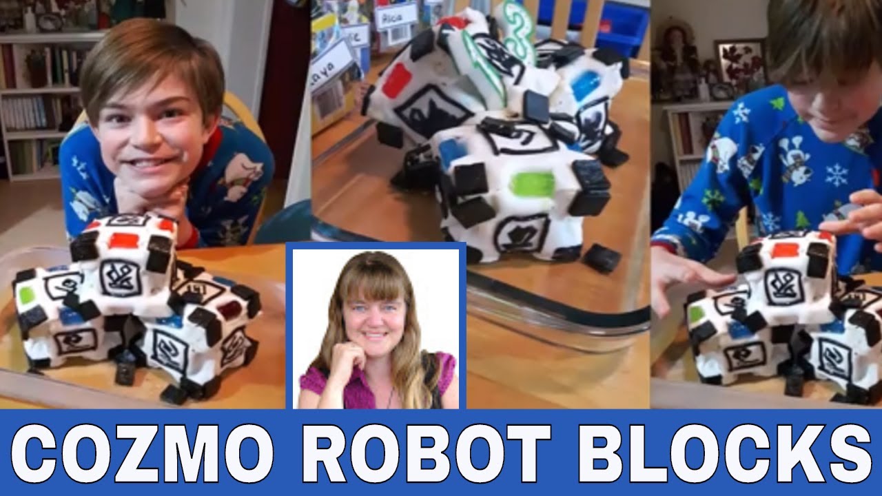 How To Cake | Robot Cake Ideas | Cozmo Cubes | Toy Cake | Amanda van der Gulik | Cleverdough