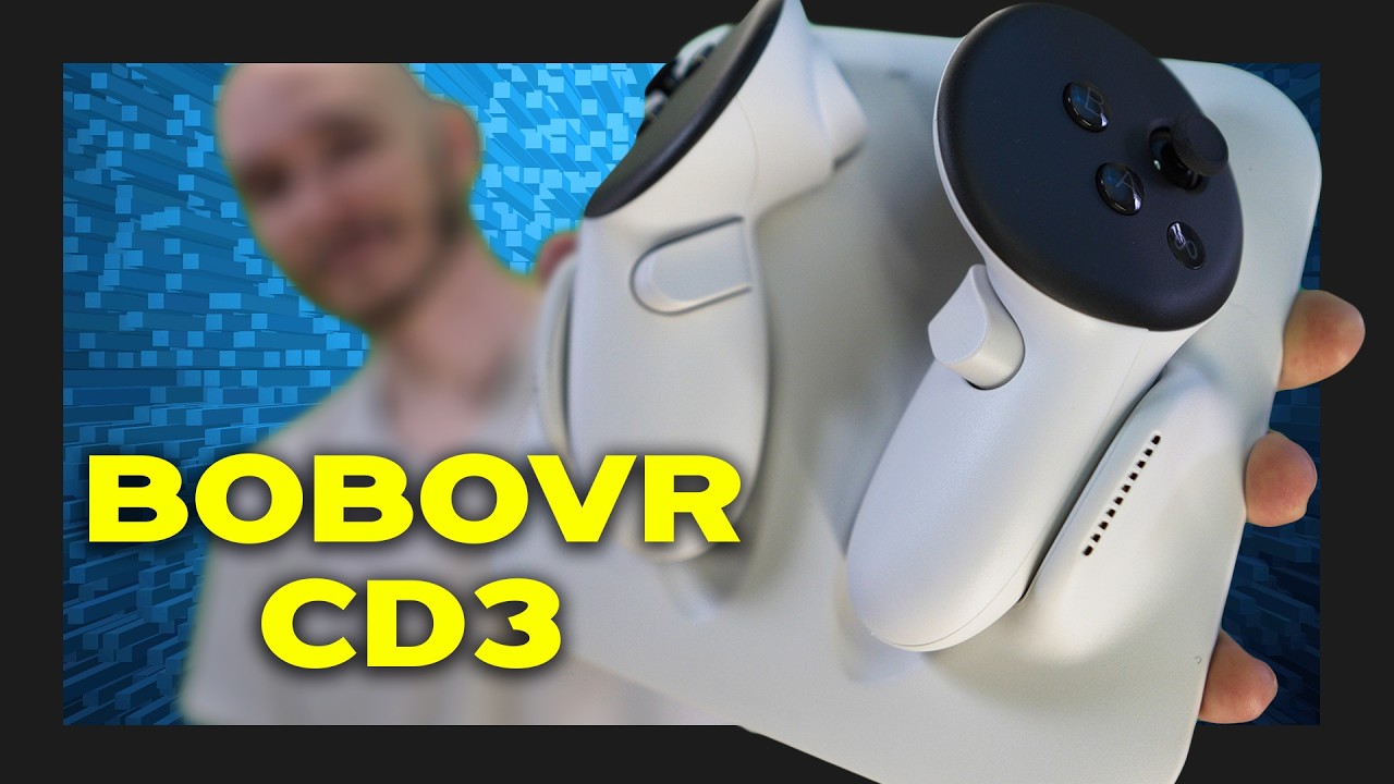 This Quest 3 Controller Charging Dock Is Magnetic! || BOBOVR CD3 Review