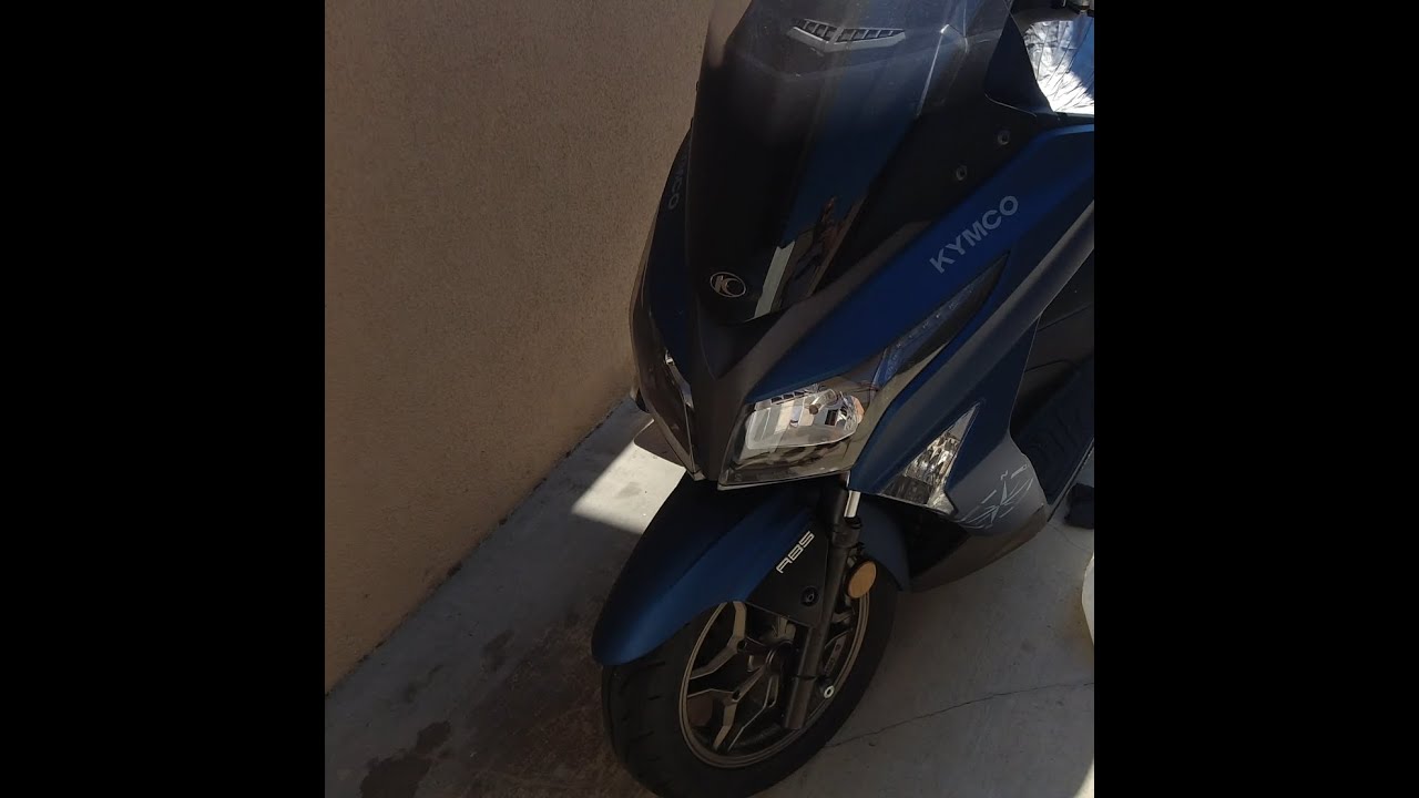 Kymco Xtown 300i engine oil change