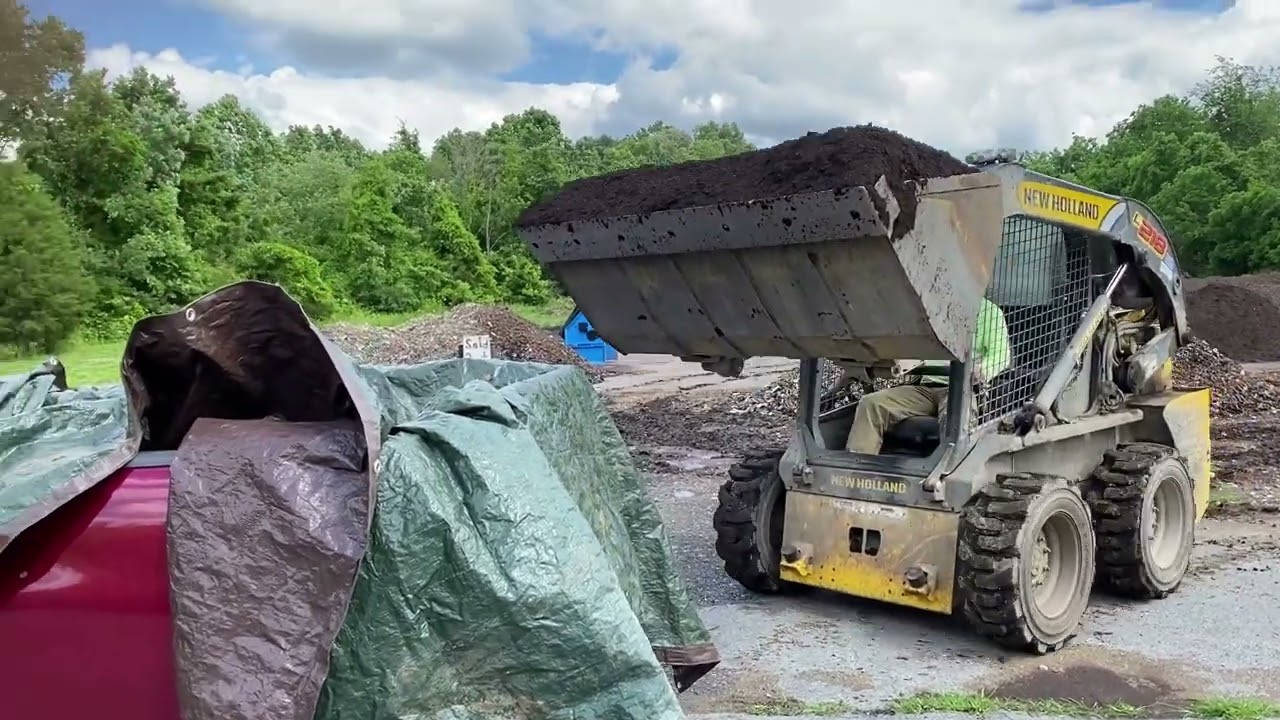 Load Pickup Trucks without spilling! Compost Business
