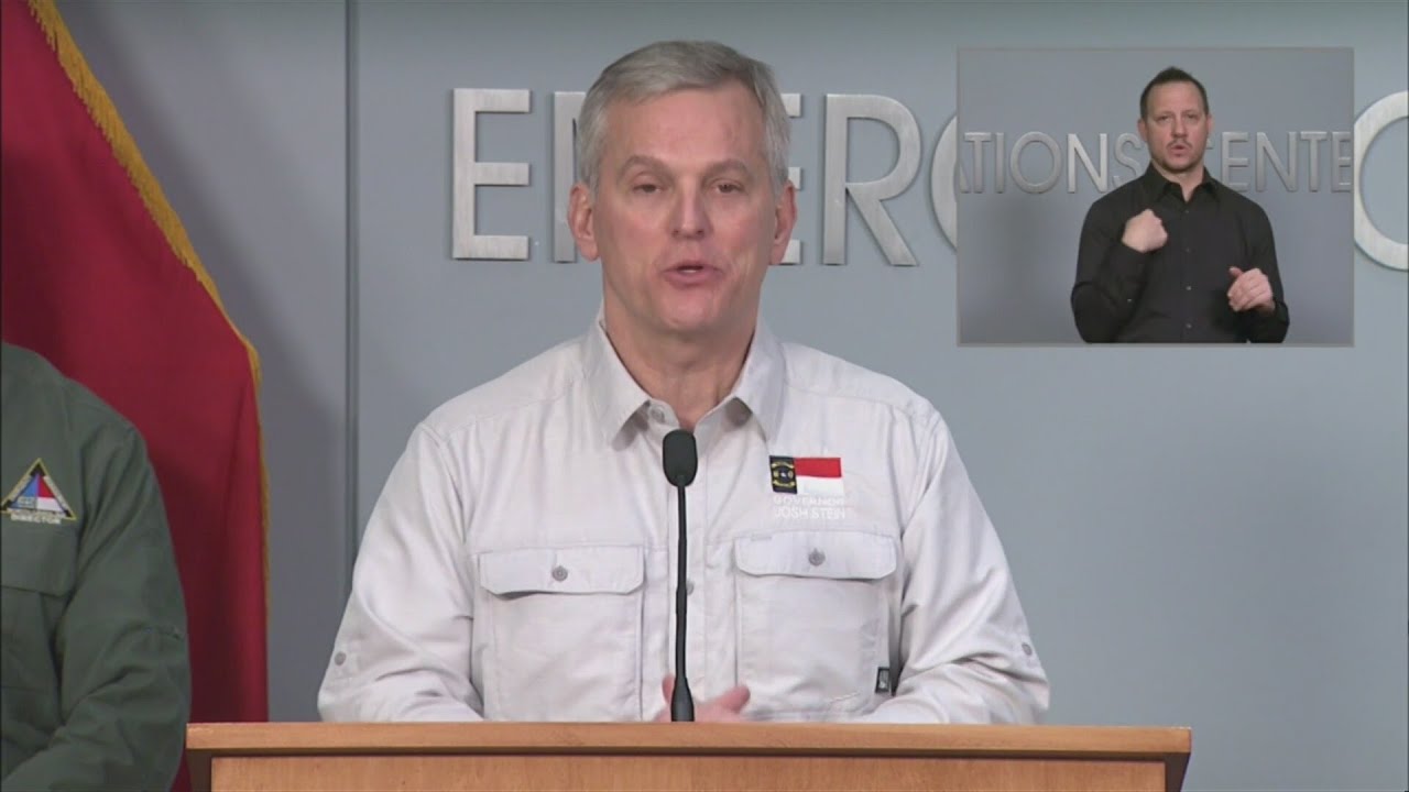 NC Gov. Stein provides an update on the approaching winter storm