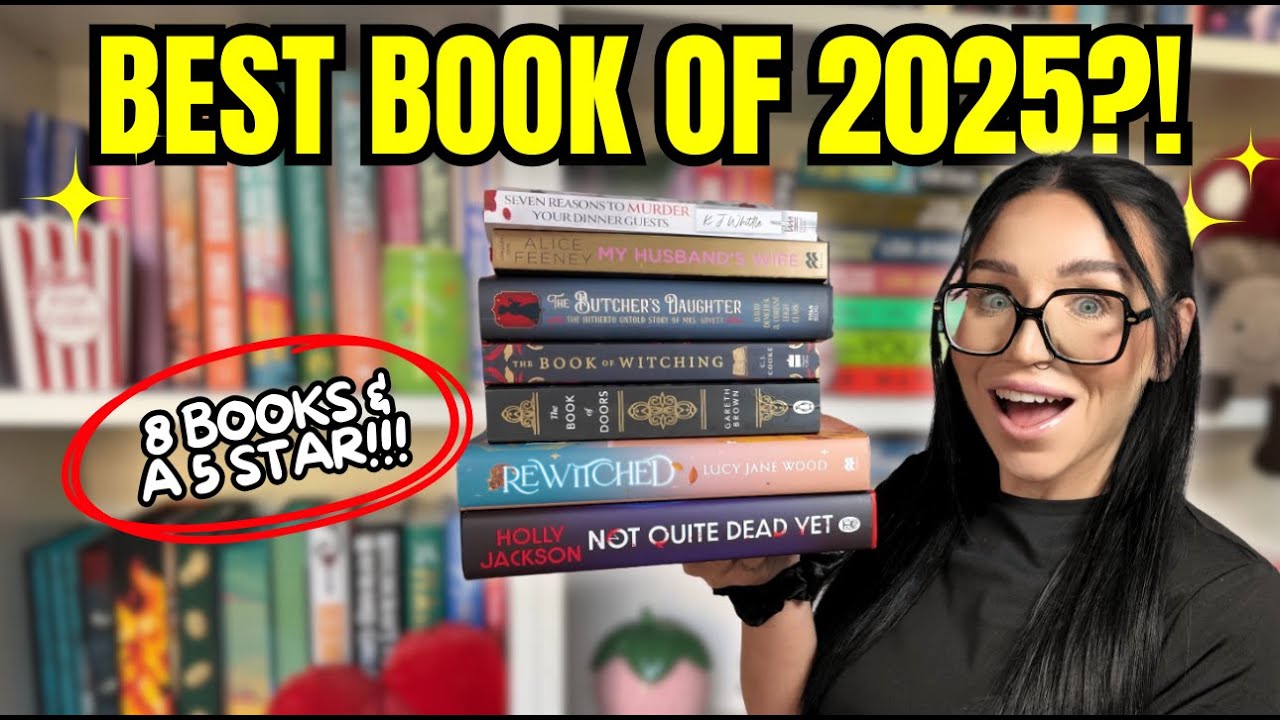 8 книг октября... Включая мою НОВУЮ ЛУЧШУЮ КНИГУ 2025 ГОДА! 😱📚 | Обзор ежемесячного чтения