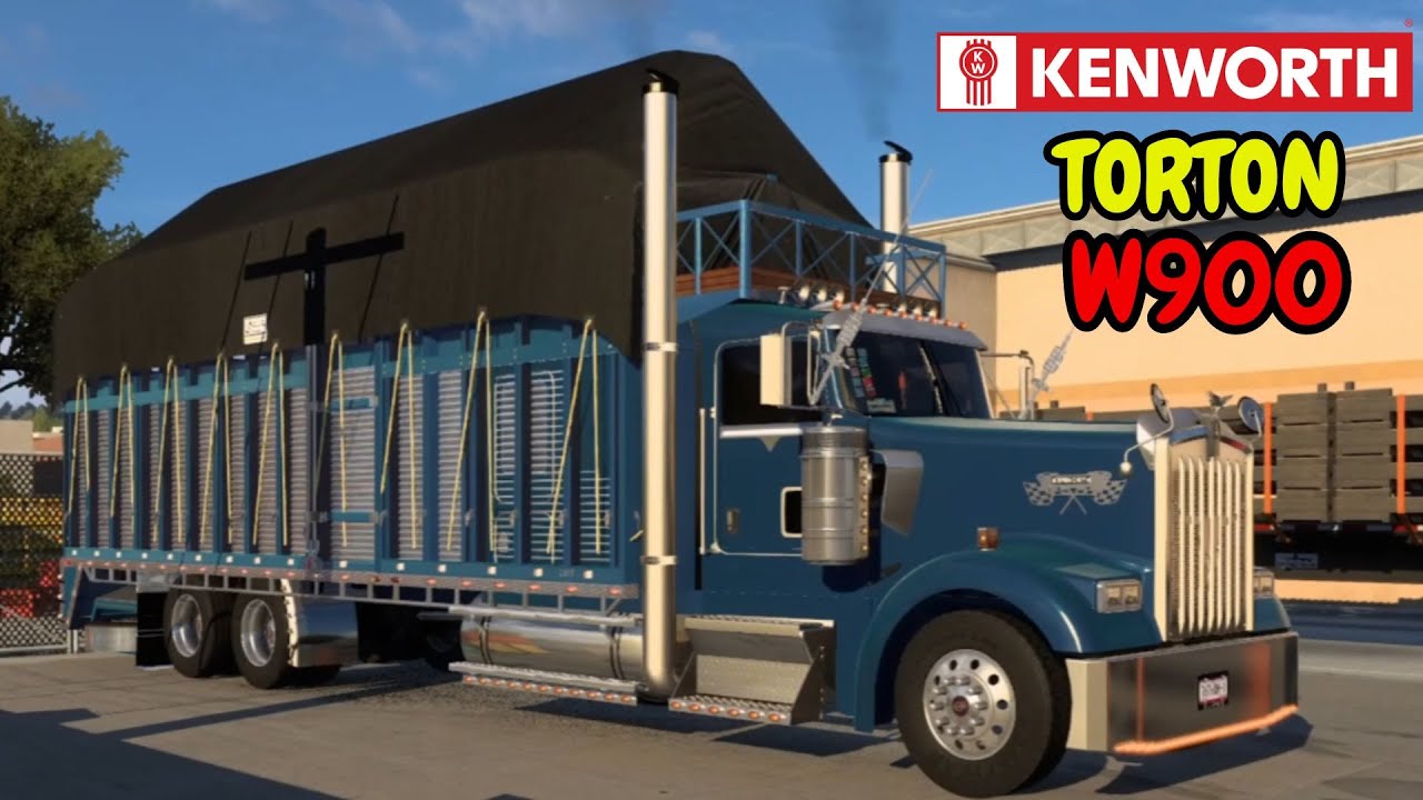 TORTON  Kenworth W900 | mod review descarga gratis | ATS 1.50