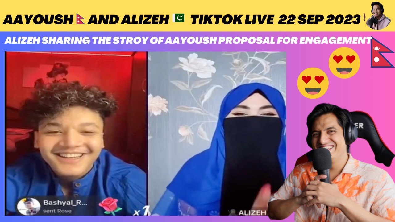 SO CUTE!! HEAR STORY HOW AAYOUSH PROPOSED ALIZEH FOR ENGAGEMENT? 😍 | 🔴 LIVE 22 SEP | Reaction Video