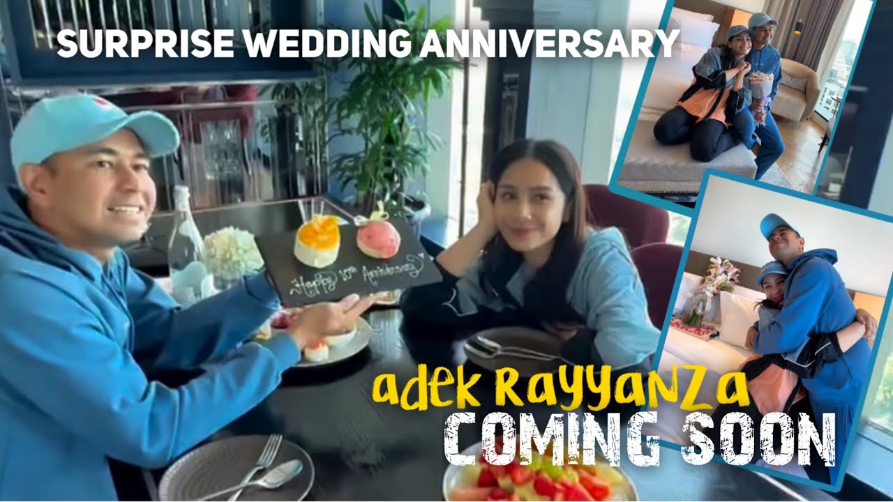 RAFFI AHMAD SURPRISESIN NAGITA SLAVINA‼️10th WEDDING ANNIVERSARY