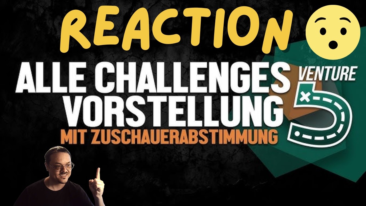 Neues Survival Format Venture 5! Alle Challenges |Ronny reagiert