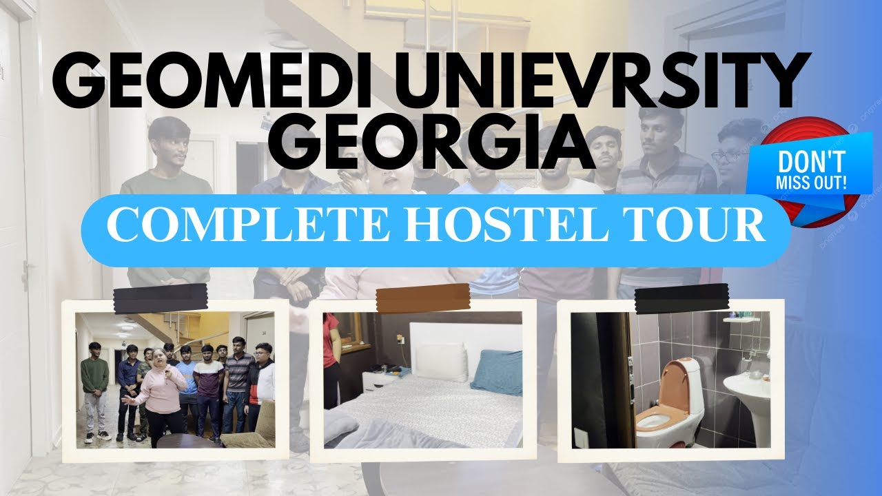 Don’t Miss This Video: Complete Geomedi University Hostel Tour | Full Details & Information |Georgia