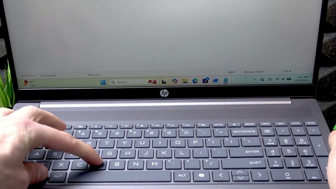 HP Pavilion 16 – كيفية النسخ واللصق