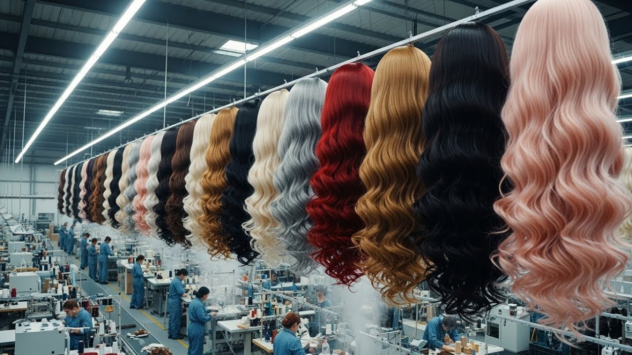 W fabryce peruk Jak powstają peruki Pełna produkcja