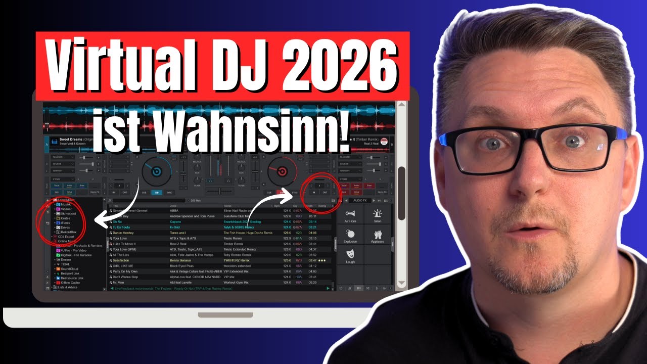VIRTUAL DJ 2026 - Das neue Update ist da! (Deutsch)