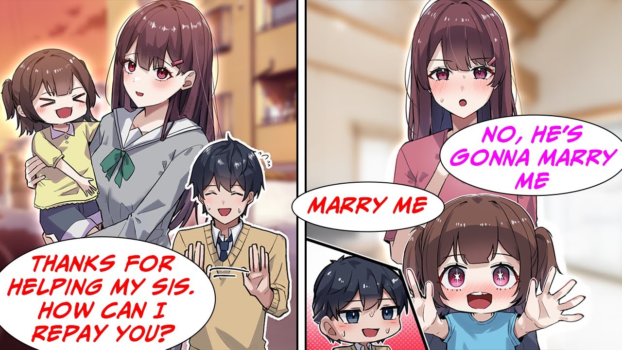 [Manga Dub] I helped a little girl, and her sister was the prettiest girl in my class...!? [RomCom]