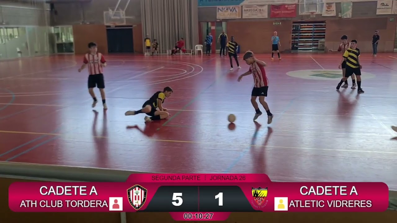 CADETE A-ATLETIC VIDRERES FSCE(SEGUNDA PARTE)