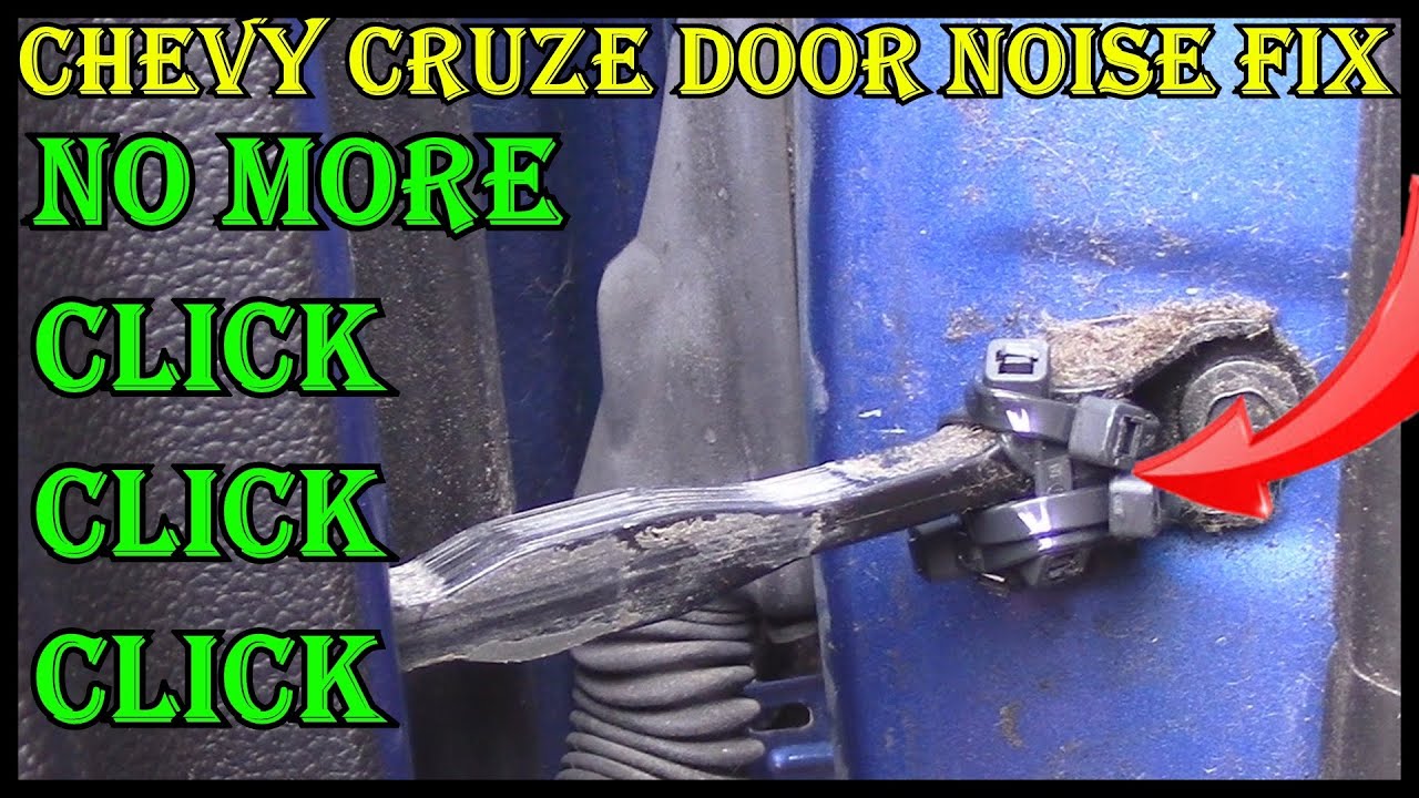 Chevy Cruze Door Catch Noise Fix - No More Click-Click-Click