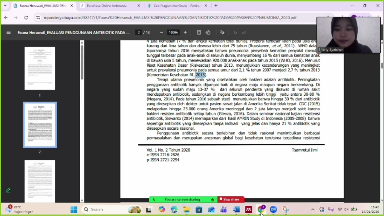 Cara Menggunakan Mendeley & Parafrase — Universitas Binawan 