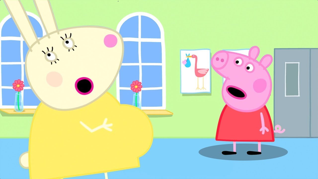 Peppa Pig Witness Mummy Rabbit's Bump 🐷 🤰 Adventures With Peppa Pig