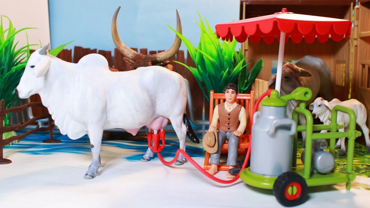 DIY How To Make Cow Shed House of Animals | Horse House &ndash; Cow Shed | mini hand pump | woodwork