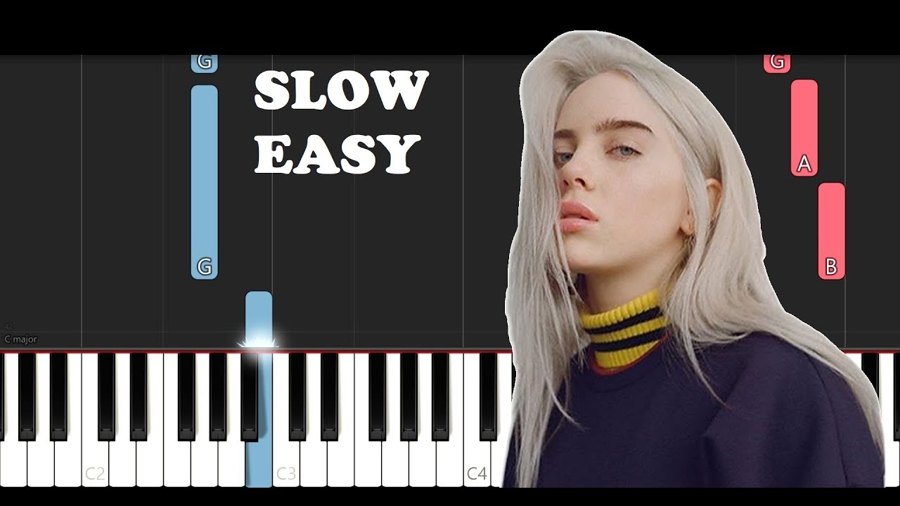 Billie Eilish - My Boy (SLOW EASY PIANO TUTORIAL)