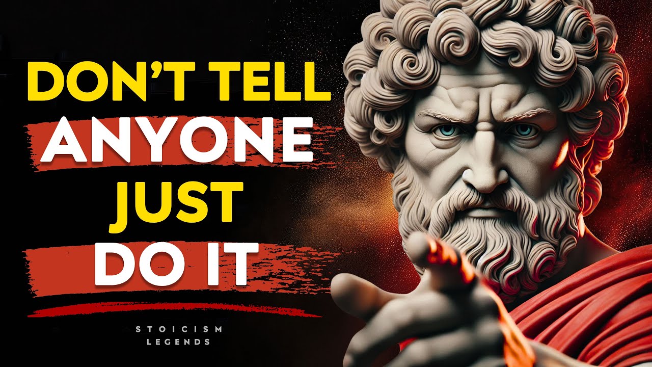 The Stoic Rule of Silence. Don't Tell Anyone Your Plans - Stoicism Philosophy