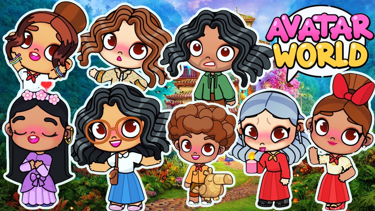 *RETO* &iexcl;CREANDO A LOS PERSONAJES DE ENCANTO DISNEY en AVATAR WORLD! 💐