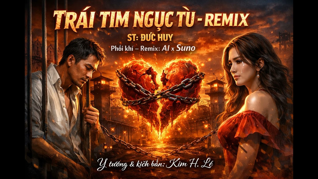 Trái Tim Ngục Tù - REMIX - ST ĐỨC HUY - KIM LE AI