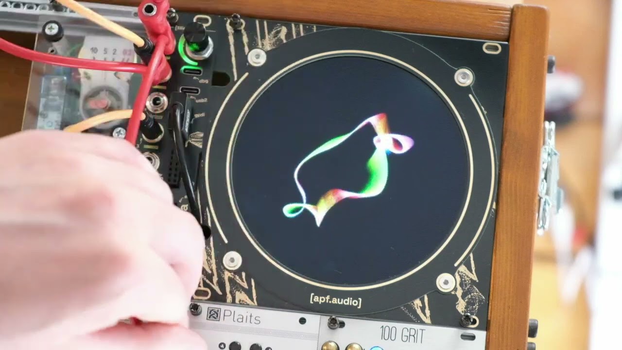 Tiliqua vectorscope:  Delay lines, color and intensity modulation
