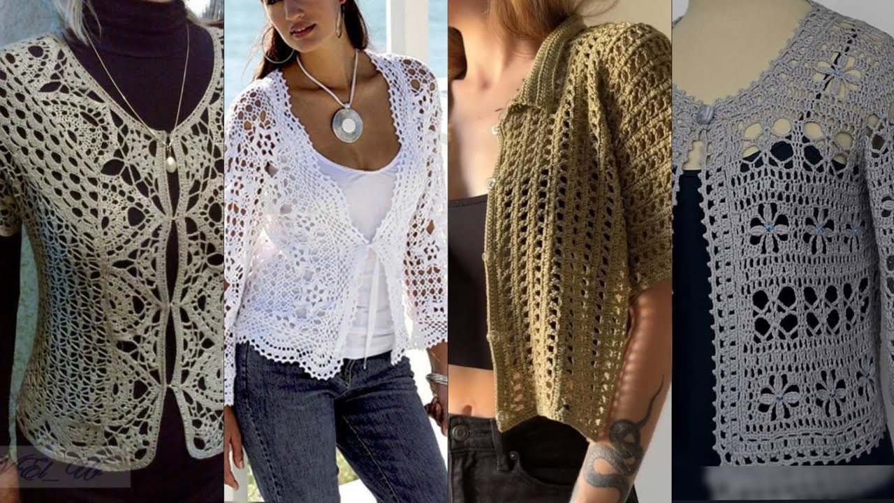 New Creative And Trendy Easy crochet handknit vest blouse top pattern designs ideas for women 