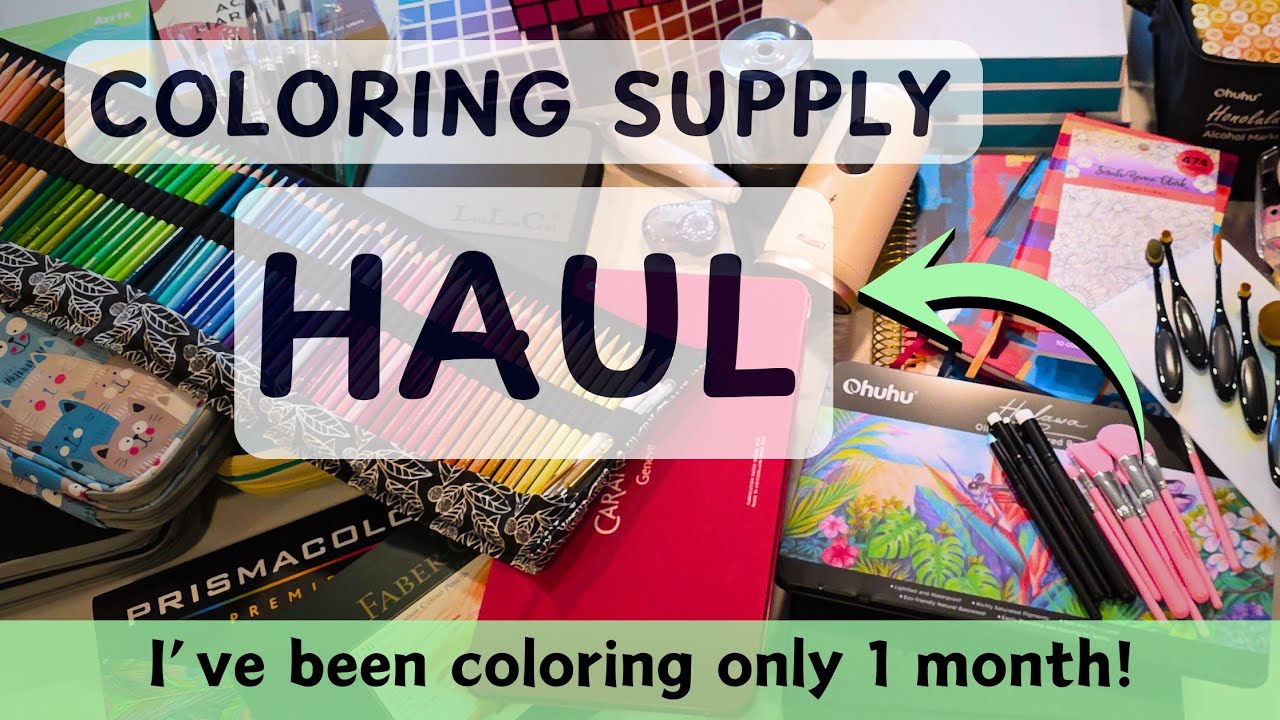 Everything I Purchased Since I Started Adult Coloring | Adult Coloring Haul