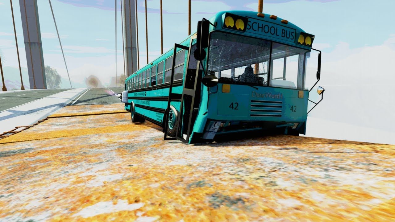 EPIC SCHOOL BUS CRASH 7 | BeamNG Drive