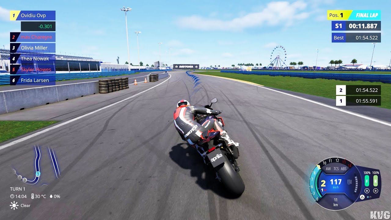 RIDE 6 - Aprilia RSV4 Factory E5 2024 - Gameplay (PS5 UHD) [4K60FFPS]