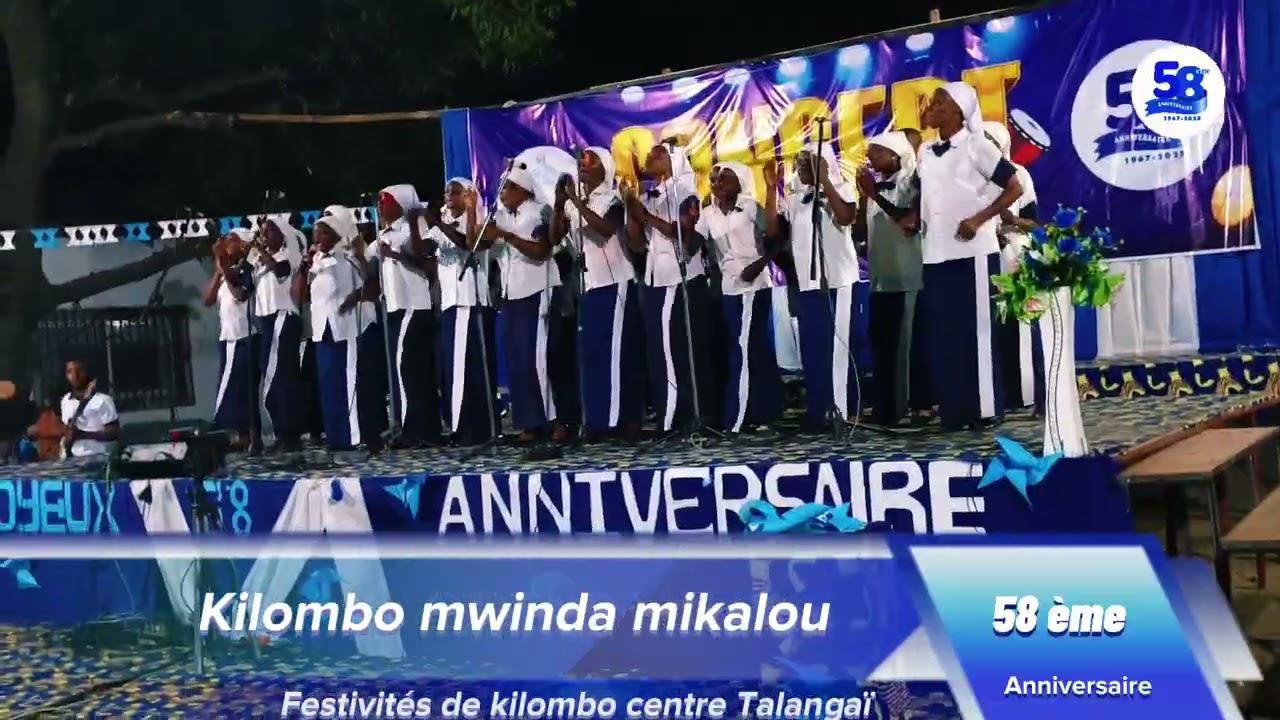 Kilombo mwinda mikalou à Talangai : 58 ème anniversaire de kilombo centre Talangai 