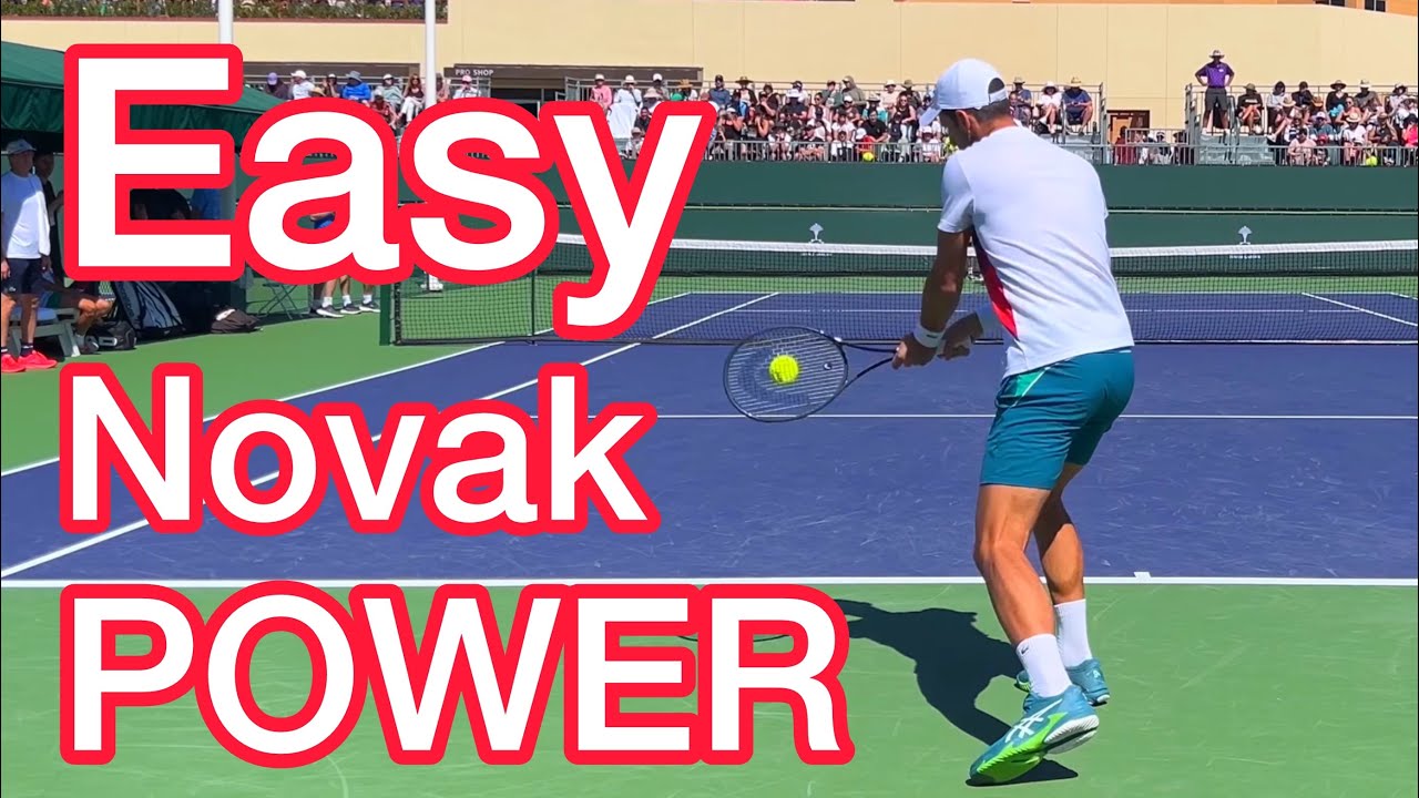 How To Get Easy Power From Your Two Handed Backhand (Tennis Technique Explained)