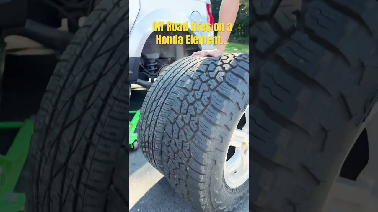 Почему вам стоит приобрести более крупные шины для вашего Honda Element #falken #honda