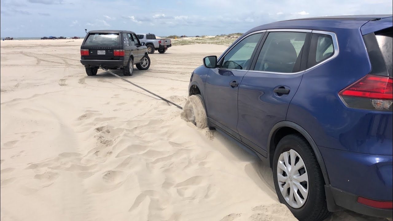 Is the sand deep? Yes. Lots of cars stuck.