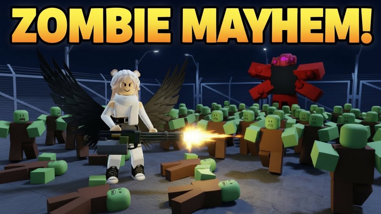 i solo killed MILLIONS of zombie with MINIGUN Roblox