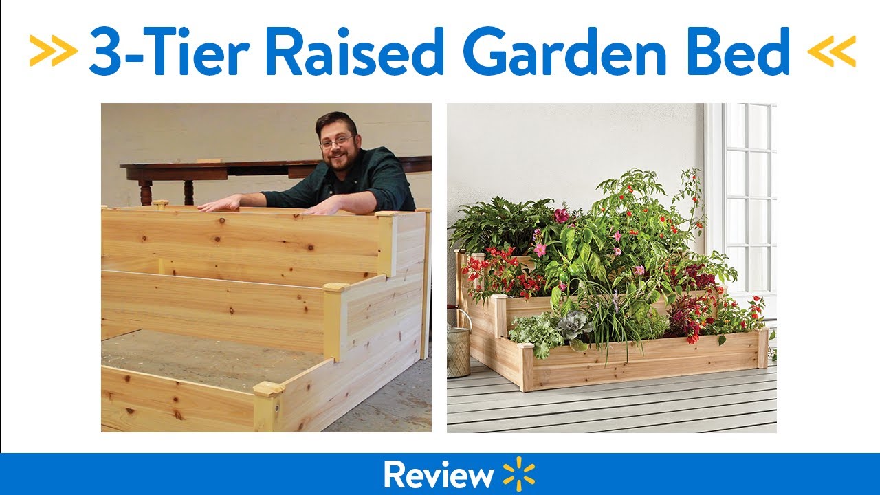 Spring gardening made simple! Product Review:Better Homes and Gardens 3 Tier Cedar Raised Garden Bed