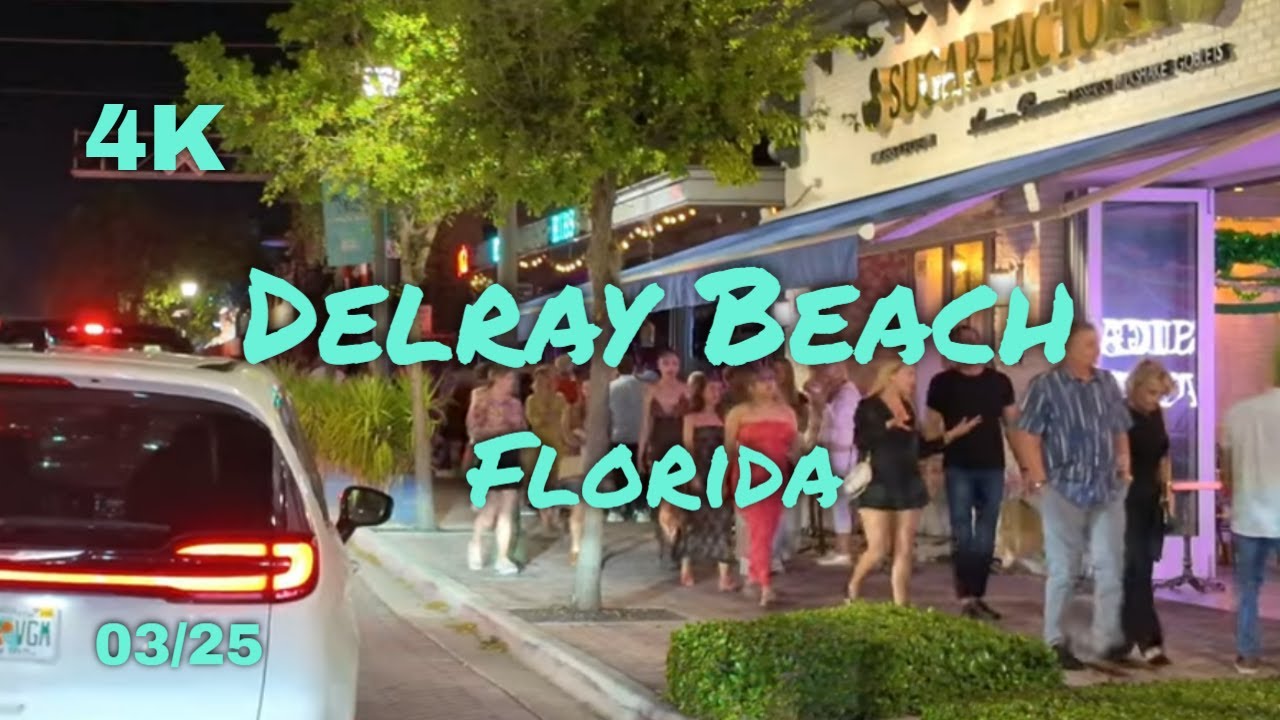 Driving Around Delray Beach, #Florida  - 4K
