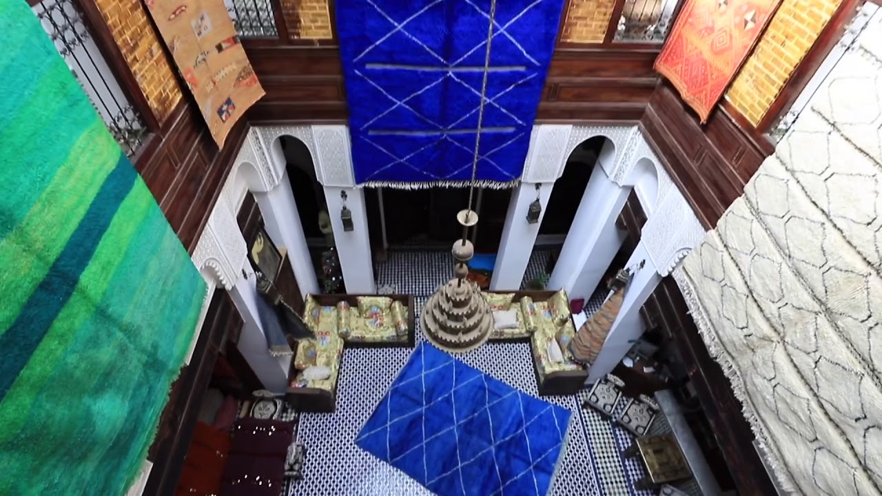 Maze of fez one of the best rug store in fez Medina