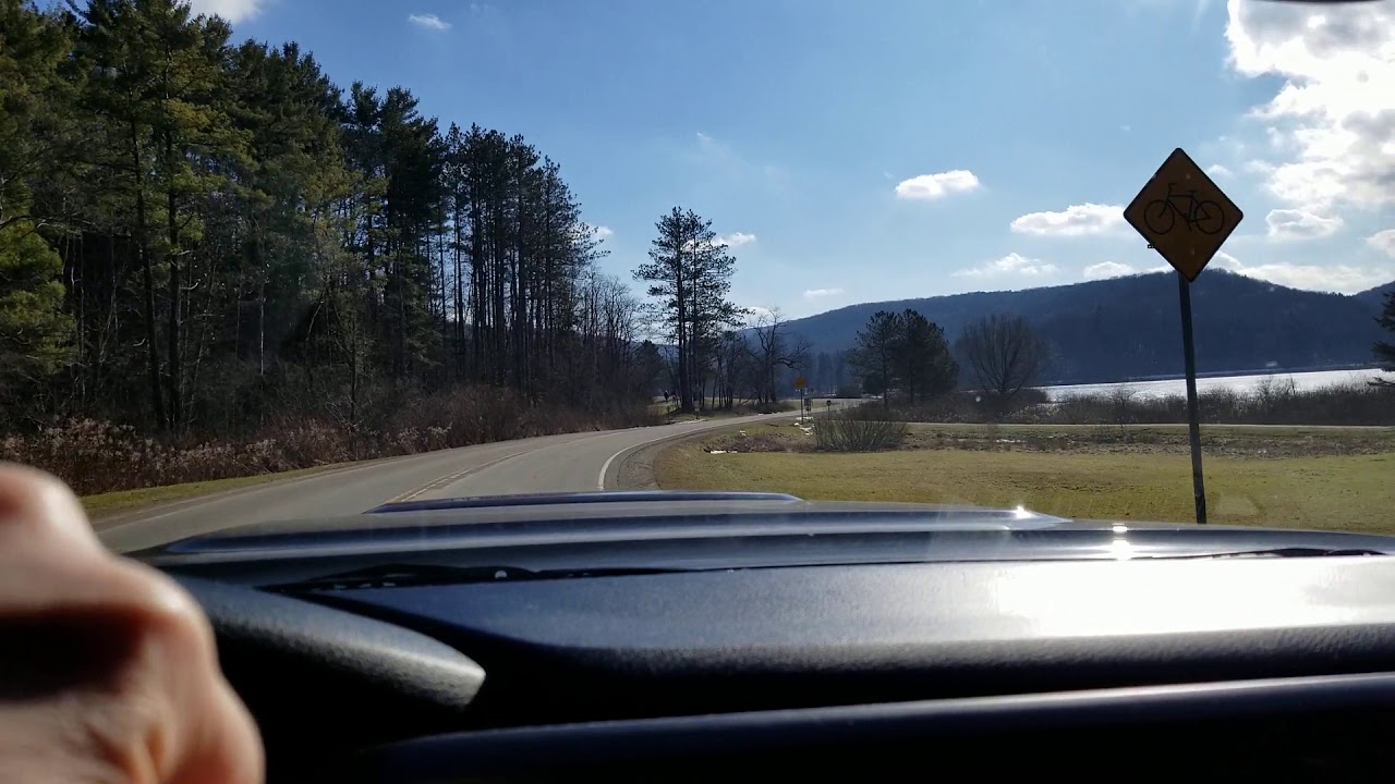 Driving from Gate to 17 Beehunter  at Allegany State Park