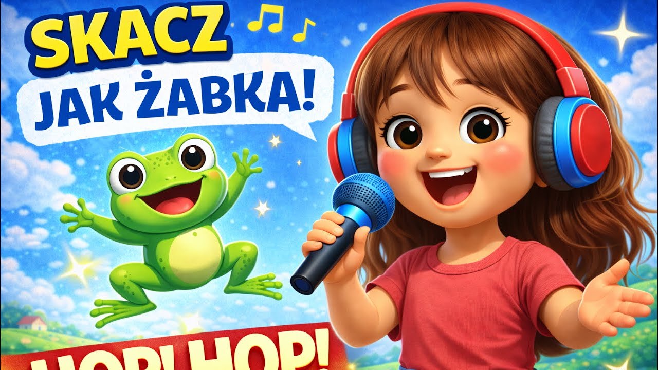 Skacz jak żabka!🐸HOP HOP HOP / Wesoła piosenka dla dzieci