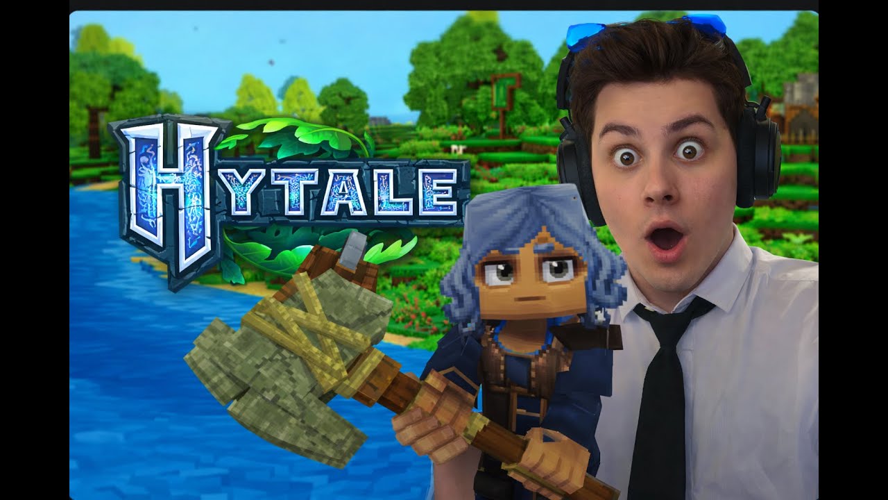 HYTALE ПЕРВЫЙ раз в игре/релиз HYTALE 🥳
