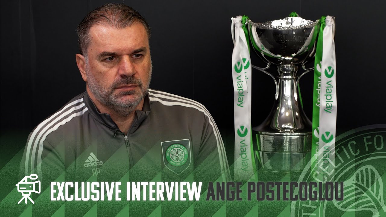 Exclusive Interview: Ange Postecoglou reflects on a memorable, trophy-winning day for Celtic!