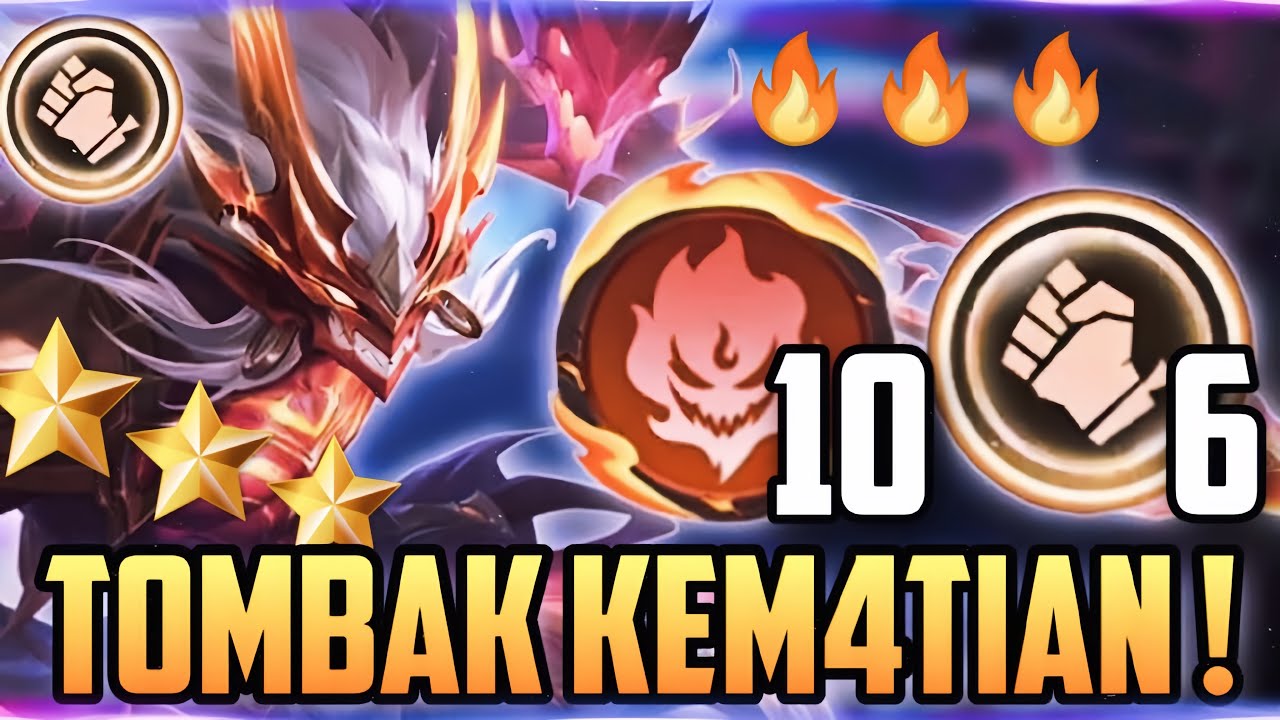 TOMBAK API MOSKOV 10 EMBERLORD + 6 BRUISER ❗ COMBO MAGIC CHESS GOGO TERKUAT 2025