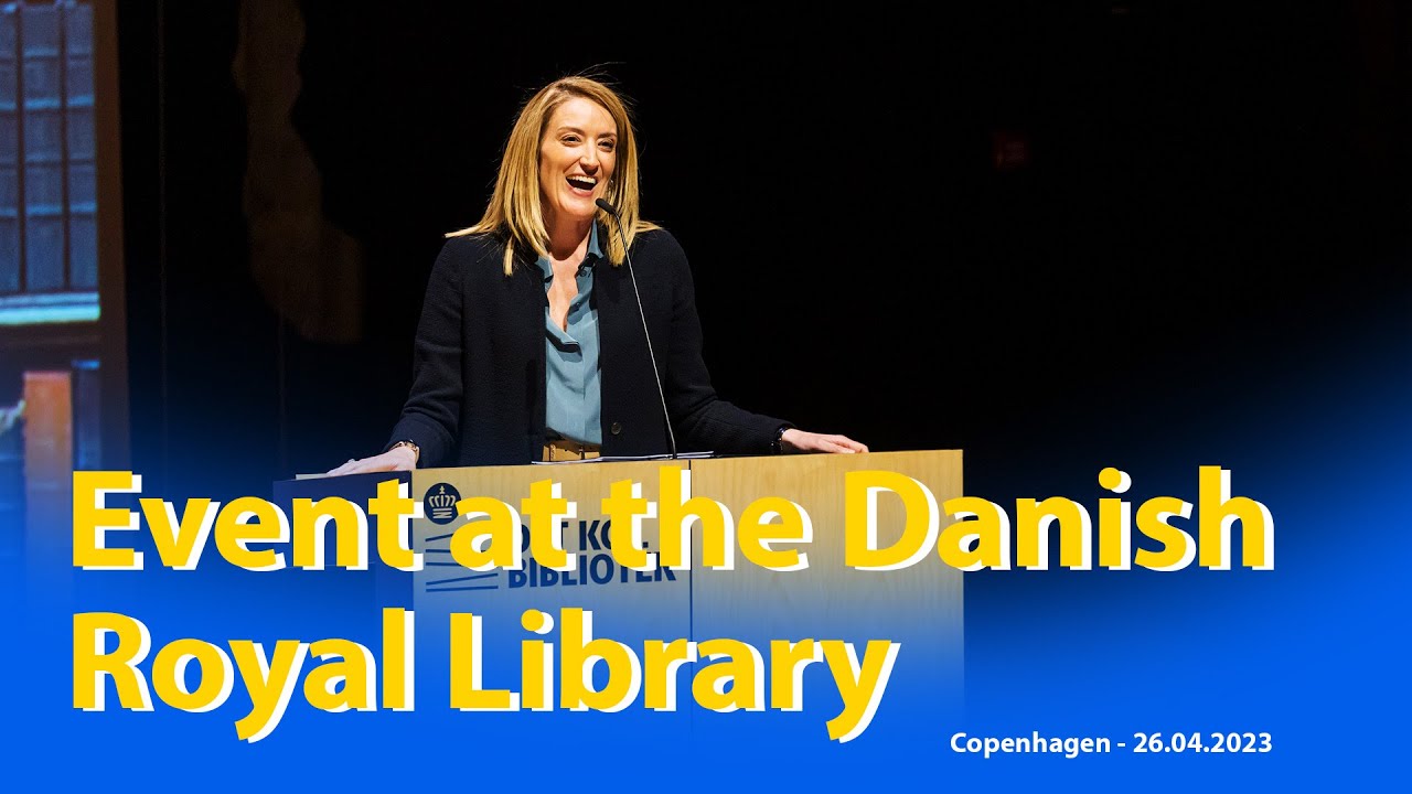 Event at the Danish Royal Library with Prime Minister Mette Frederiksen - 26th April 2023